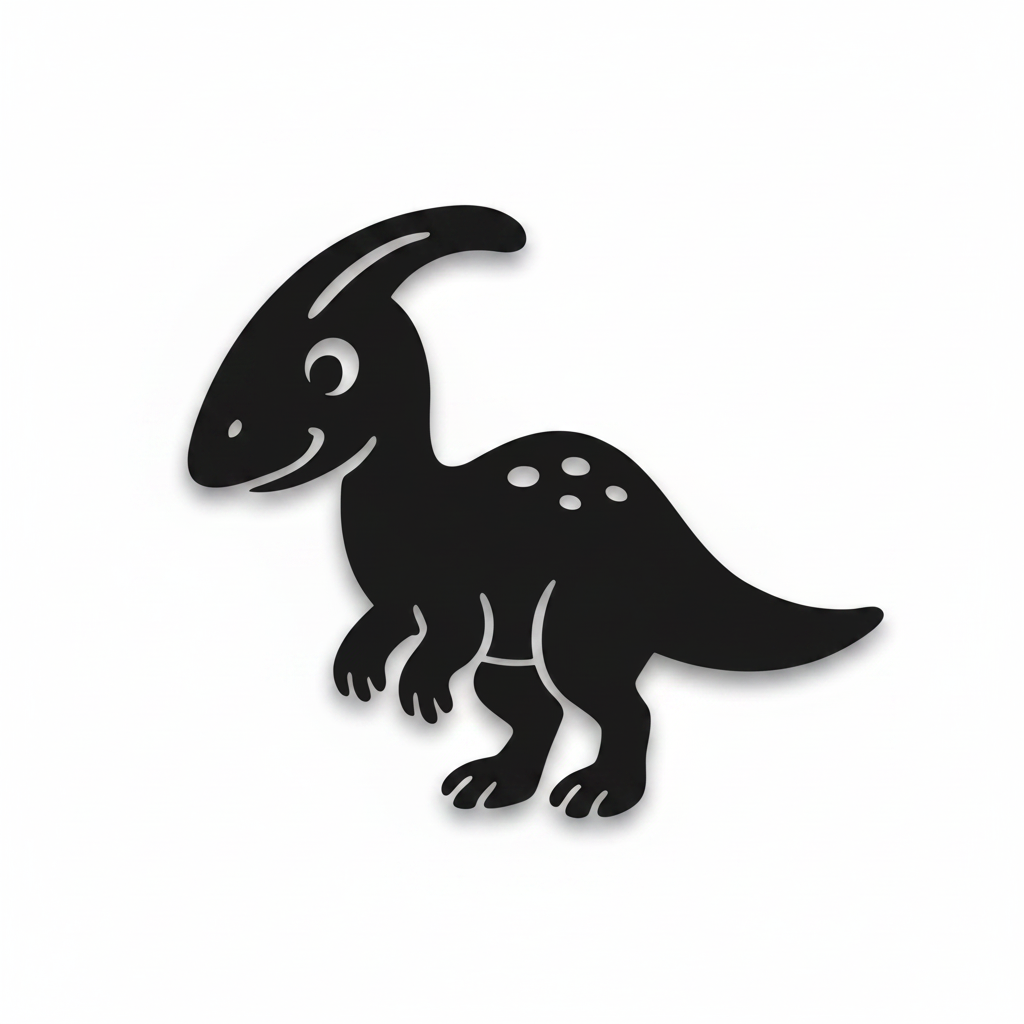 Parasaurolophus - dětská dekorace na zeď