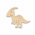 Parasaurolophus - dětská dekorace na zeď bříza
