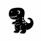 Tyrannosaurus rex - dětská dekorace na zeď