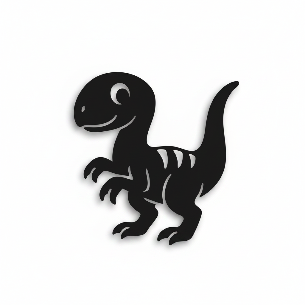 Velociraptor - dětská dekorace na zeď