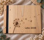 Dřevěné fotoalbum Léto 2026